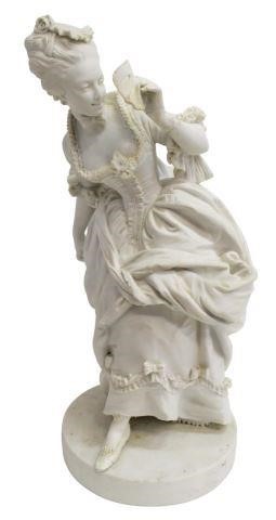 Appraisal: French bisque porcelain figure attributed to Vion Baury th c