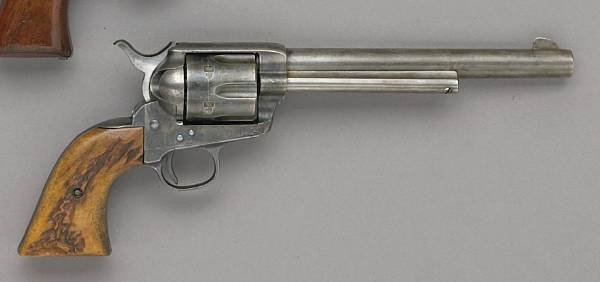 Appraisal: A Colt Single Action Army revolver Serial no for caliber