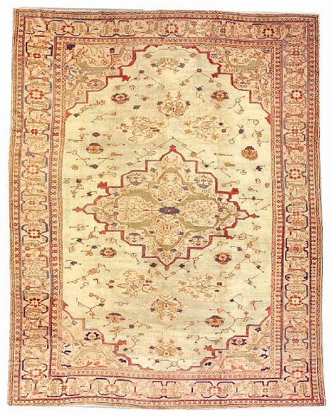 Appraisal: A Ziegler Sultanabad carpet Central Persia circa size approximately ft