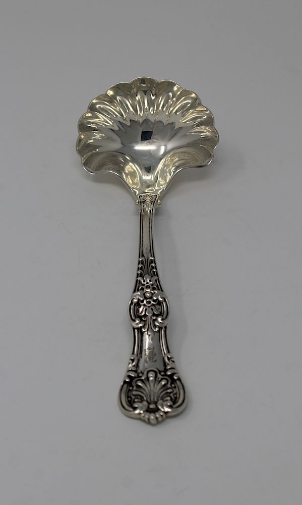 Appraisal: Tiffany Co English King Sterling Ladle Tiffany Co English King