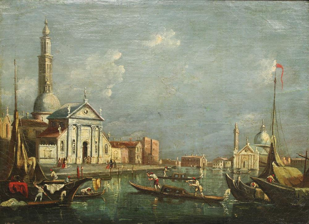 Appraisal: MANNER OF FRANCESCO GUARDI ITALIAN TH TH CENTURY VIEW OF