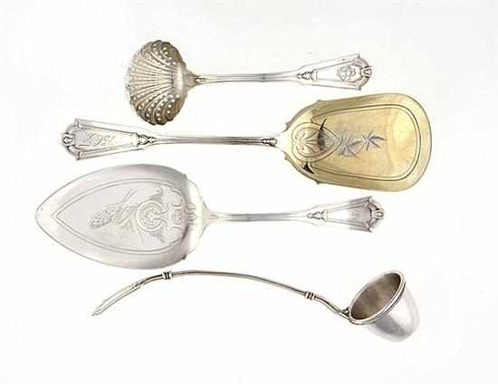 Appraisal: Whiting Keystone pattern sterling flatware and serving pieces New York