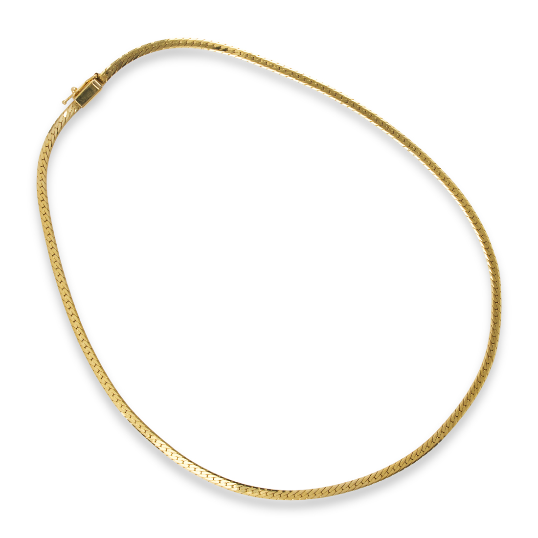 Appraisal: A FOURTEEN KARAT GOLD NECKLACE A fourteen karat gold necklace