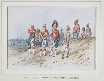 Appraisal: Orlando Norie - The Black Watch Royal Highlanders The nd