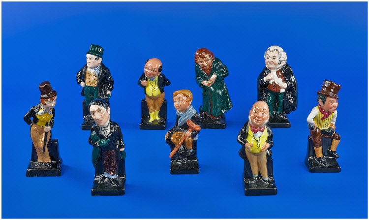 Appraisal: Royal Doulton Dickens Figures in total Fagin M Micawber M