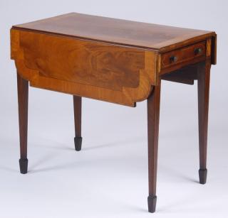 Appraisal: th c English mahogany Pembroke table th century English George