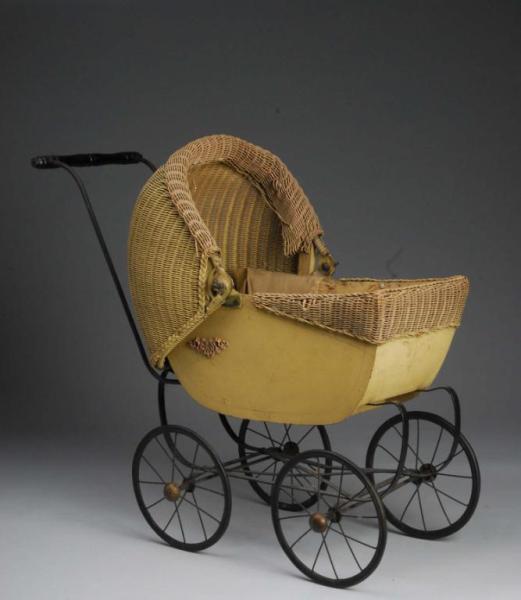 Appraisal: Wicker Baby Doll Carriage Condition Excellent Size x