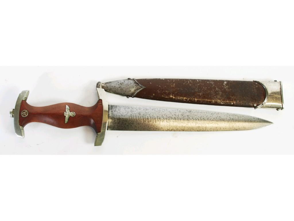 Appraisal: STANDARD NAZI GERMANY S A DAGGER the double edged blade