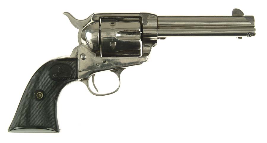 Appraisal: COLT SGL ACTION ARMY REVOLVER Cal Colt SN Nickel finish