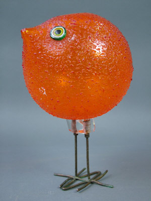 Appraisal: A 'Pulcini' glass bird sculpture designed by Alexander Pianon for