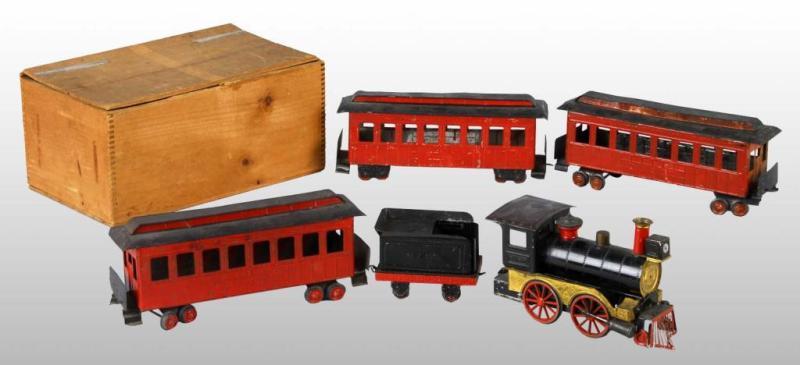 Appraisal: Tin Weeden Live Steam Dart Train Set Description American Includes