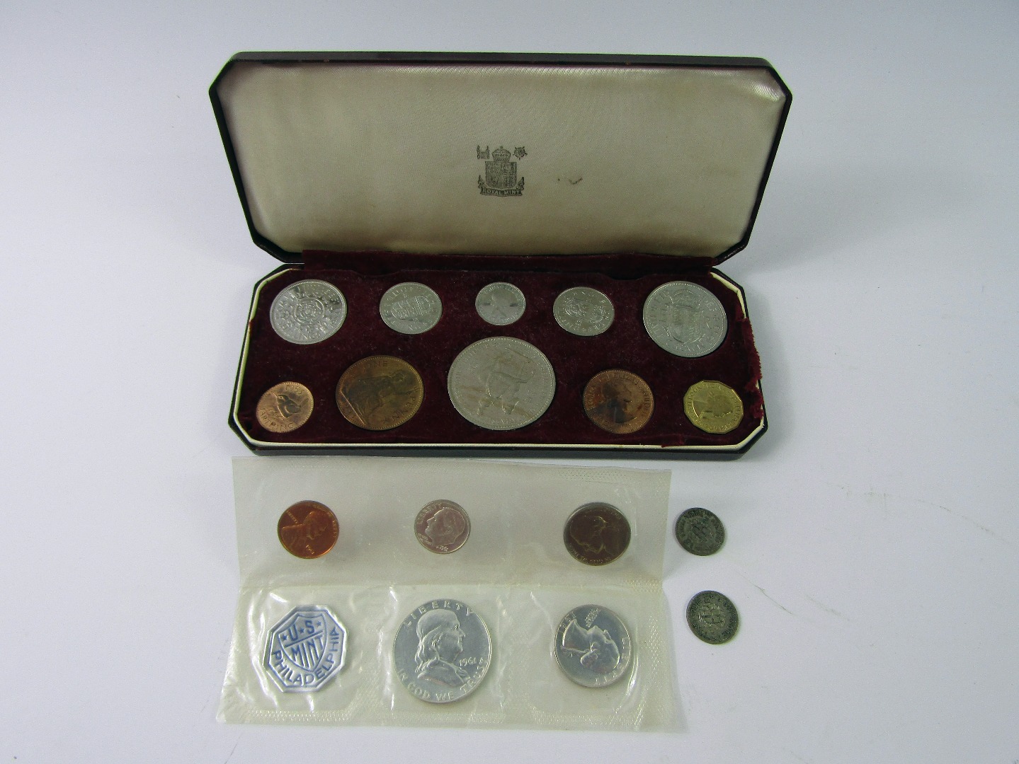 Appraisal: A Queen Elizabeth set of Coronation coinage two George VI