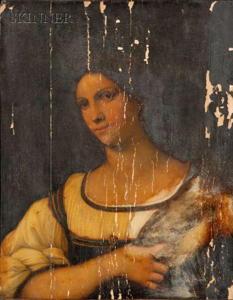 Appraisal: After Sebastiano Luciani called Sebastiano del Piombo Italian - Portrait