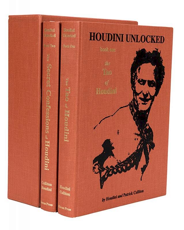 Appraisal: Houdini Unlocked Culliton Patrick Houdini Unlocked Los Angeles Kieran Press