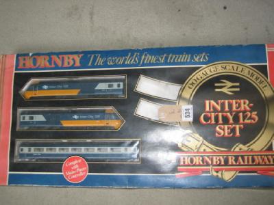 Appraisal: Hornby Railways Intercity train set with one coach boxed F