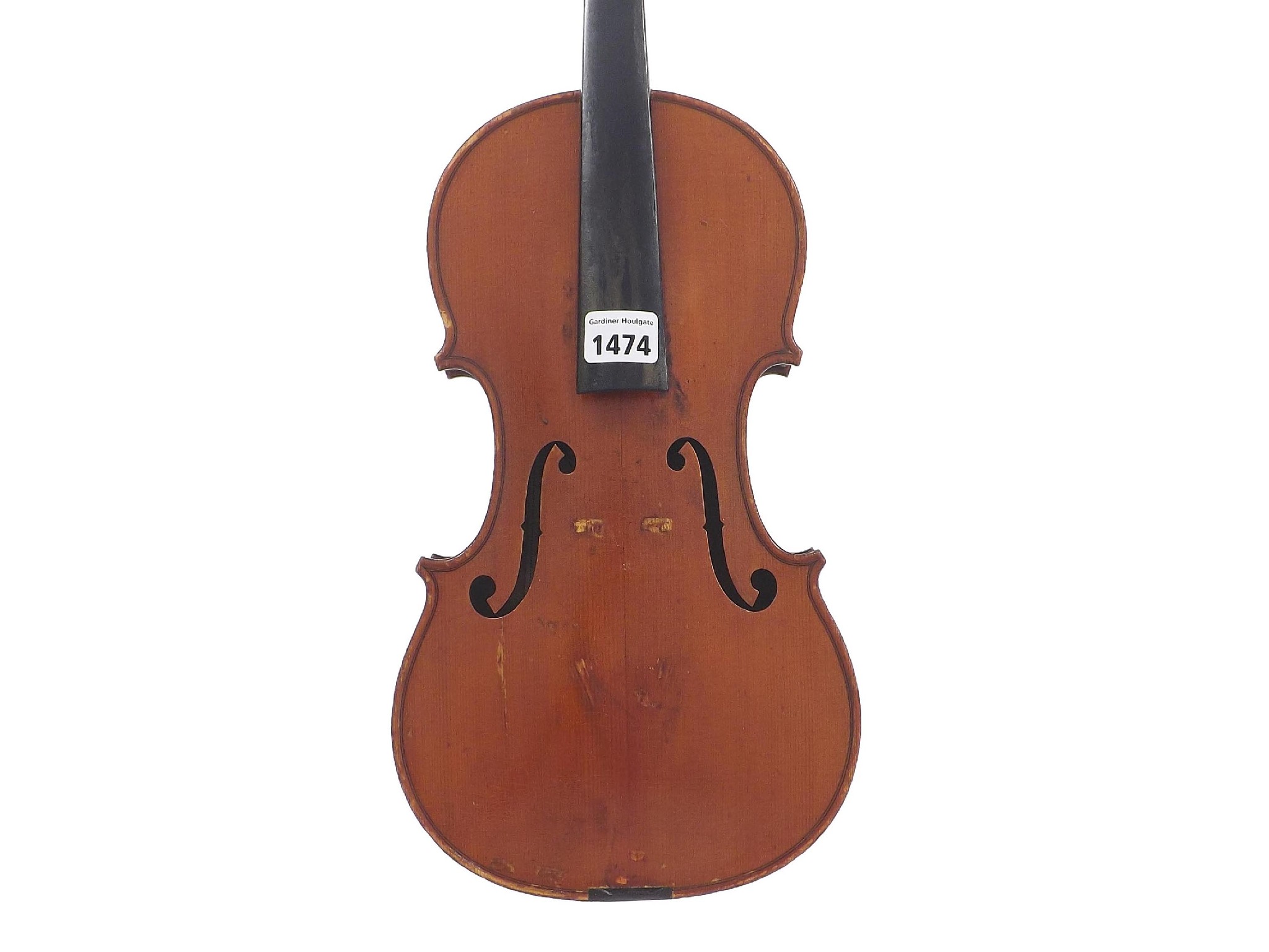 Appraisal: Interesting violin labelled Michelangelo Puglisi fecit in Catania l'anno cm