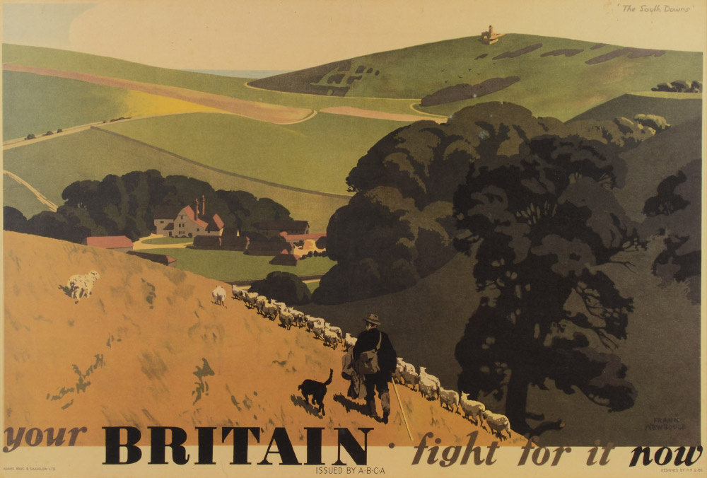 Appraisal: WAR POSTER ''YOUR BRITAIN FIGHT FOR IT NOW'' BY NEWBOULD