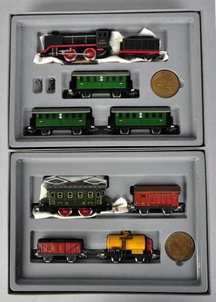 Appraisal: Contemporary Marklin HO Train Set Package Includes original box one