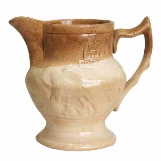 Appraisal: An English Stoneware Pottery Pint Ale Pitcher th century having