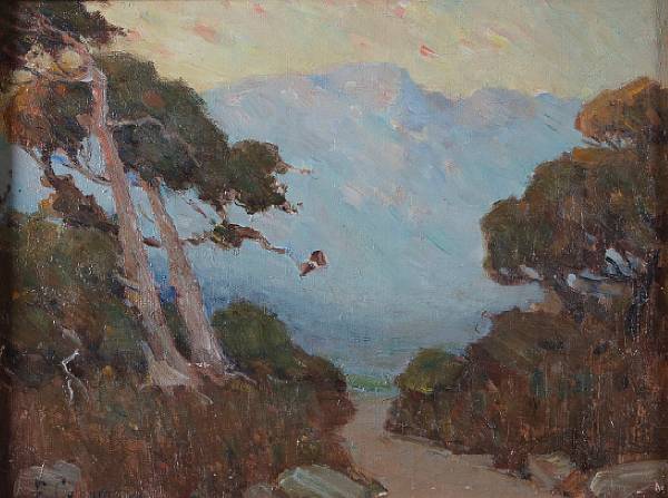 Appraisal: Private Collection San Bernadino Mountain signed 'F Coburn' lower left