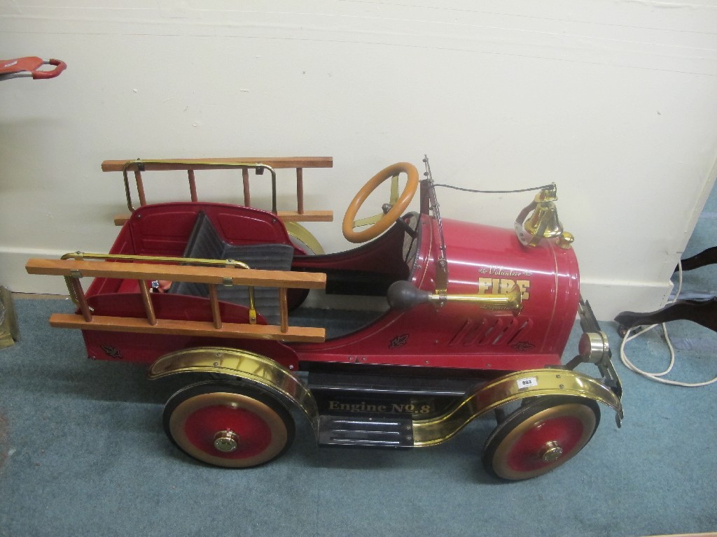 Appraisal: Childs 'Fire Department' car