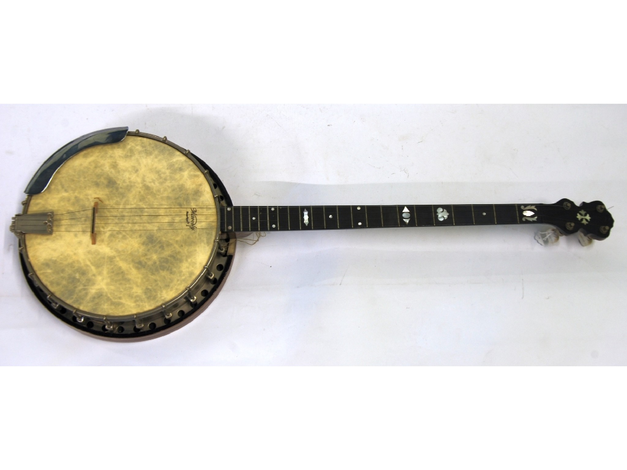 Appraisal: CLIFFORD ESSEX SON 'THE POPULAR' FOUR STRING BANJO the fret