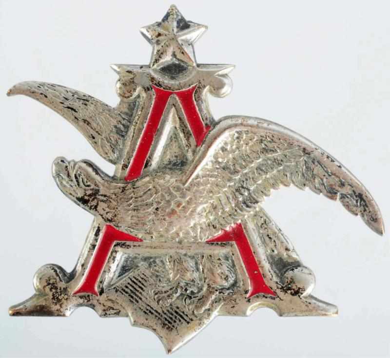 Appraisal: Anheuser-Busch Die-Cut Eagle Pin Some slight wear and tarnish to