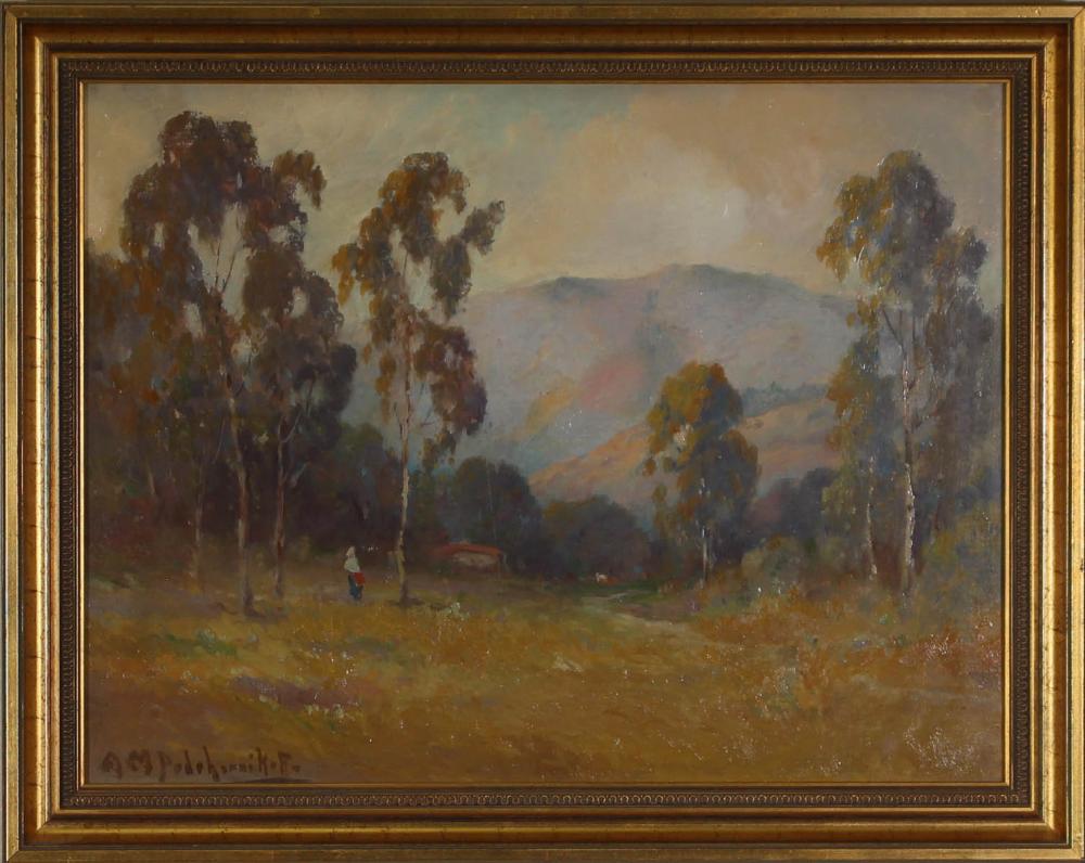 Appraisal: ALEXIS MATTHEW DODCHERNIKOFF California Russia - oil on board California