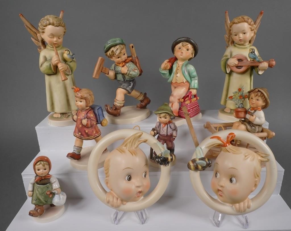 Appraisal: HUMMEL FIGURINES TMK Collection of Hummel figurines TMK- Hummels included