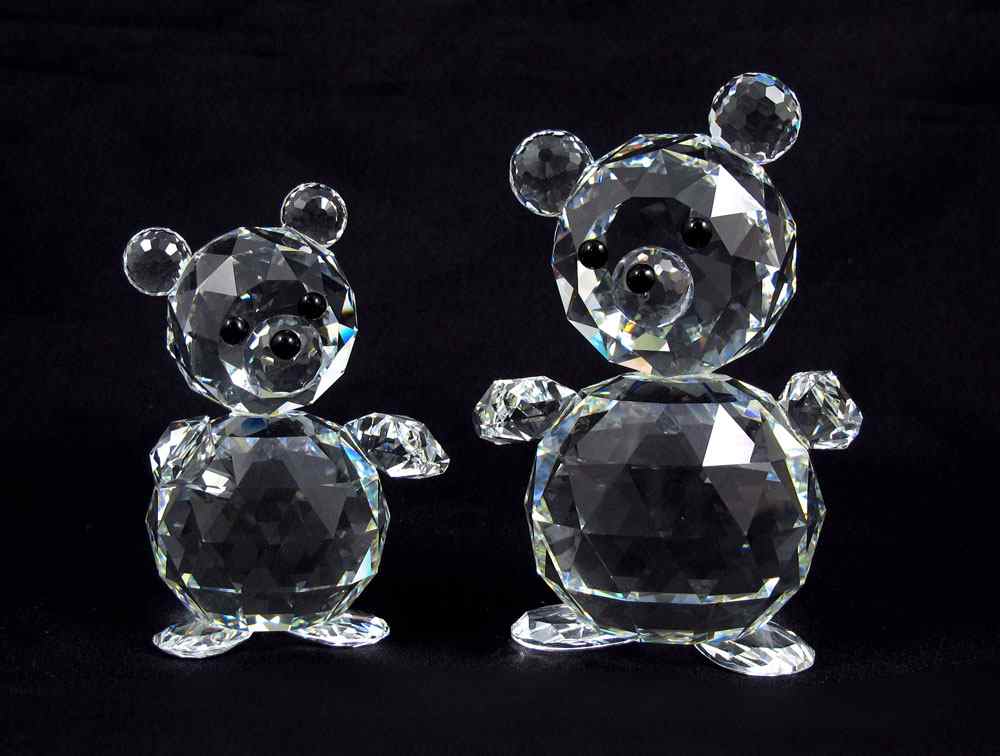 Appraisal: SWAROVSKI CRYSTAL FIGURINES To include KING BEAR Max Schreck designer