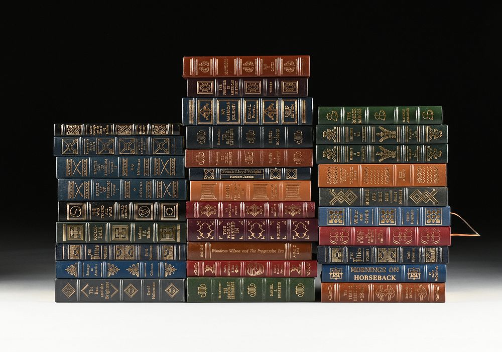 Appraisal: A GROUP OF THIRTY-ONE EASTON PRESS TITLES FROM AN AMERICAN