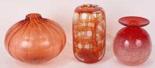 Appraisal: lot of Art glass vases lot of Art glass vases