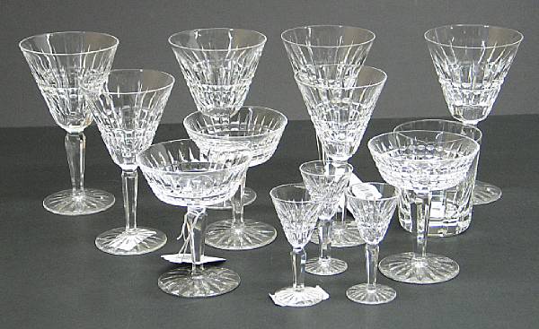 Appraisal: A suite of Waterford cut glass stemware in the 'Glenmore'