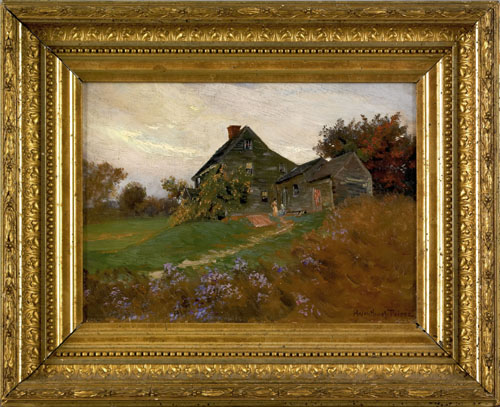 Appraisal: H Winthrop Peirce American - oil on canvas landscape with