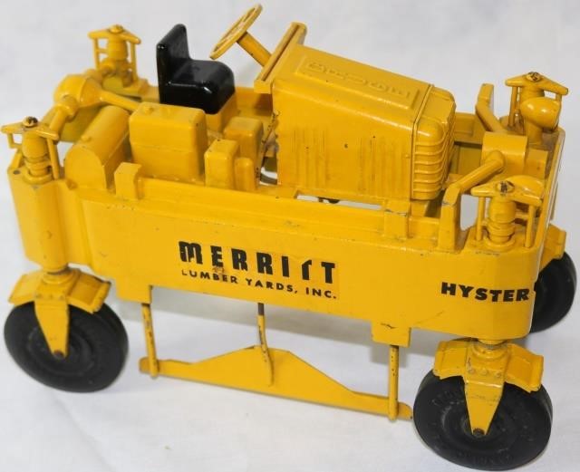 Appraisal: S CAST METAL HYSTER LUMBER LIFTER BY DRUGE GOOD CONDITION