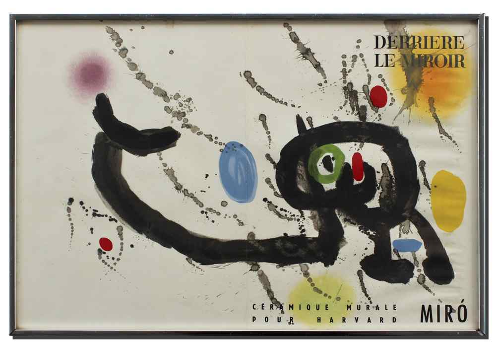 Appraisal: MIRO Joan Spanish - Cover - Derriere Le Miroir Ceramique