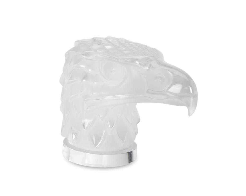 Appraisal: A LALIQUE TETE D'AIGLE CRYSTAL MASCOTA Lalique Tete D'Aigle Crystal