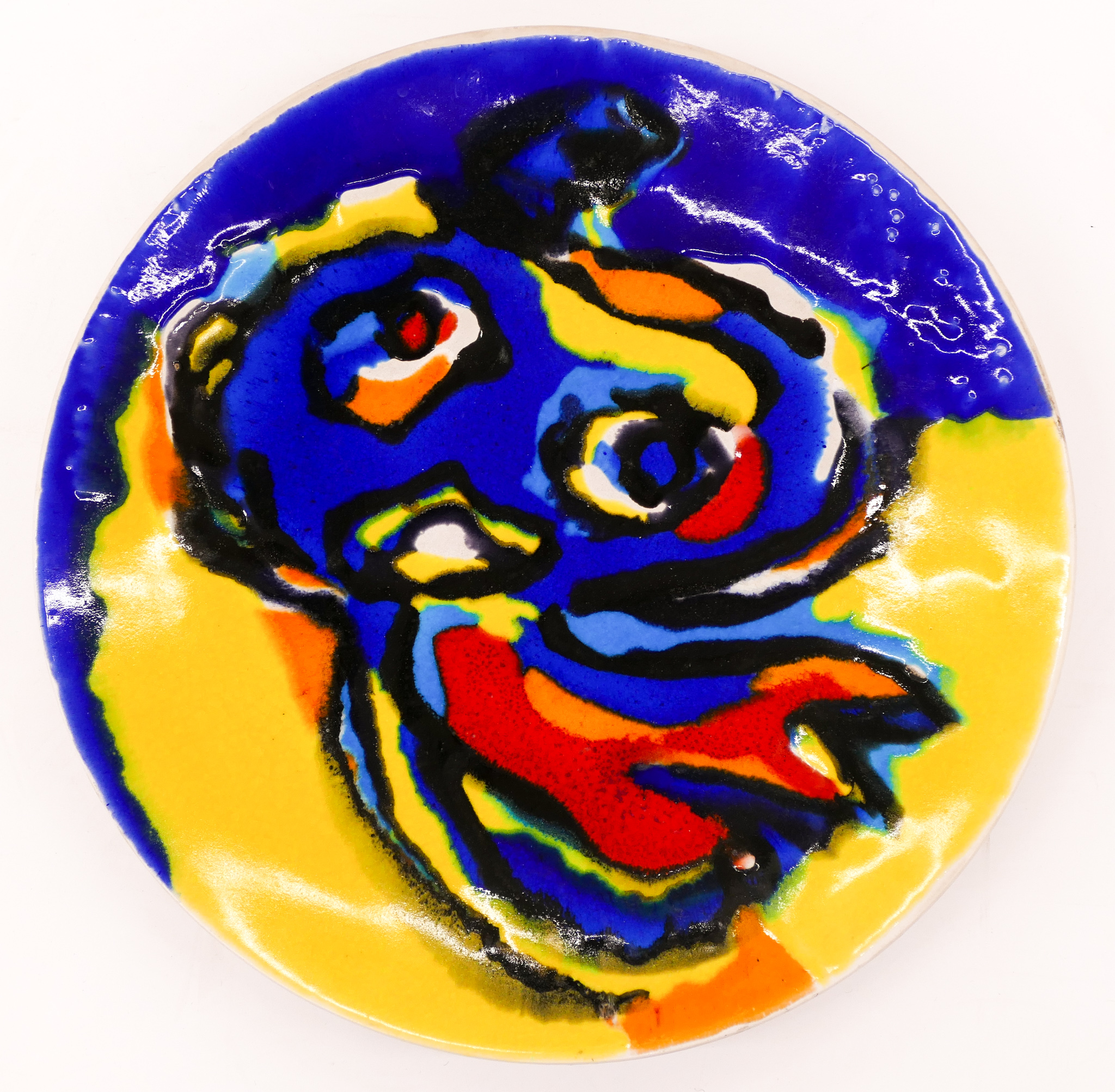 Appraisal: Karel Appel - Dutch ''Ubu Two'' Ceramic Charger '' An