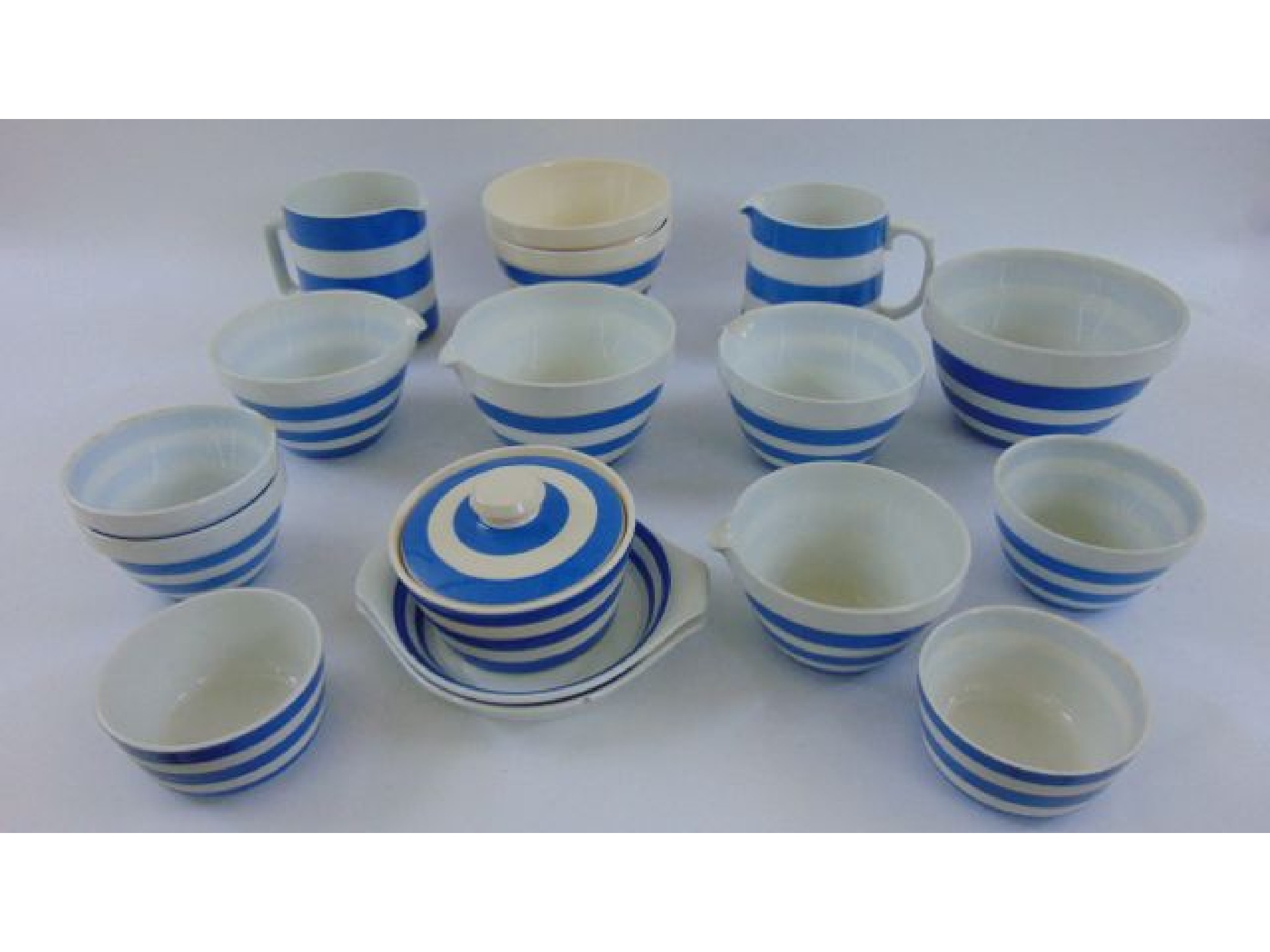 Appraisal: A collection of T G Green blue and white banded