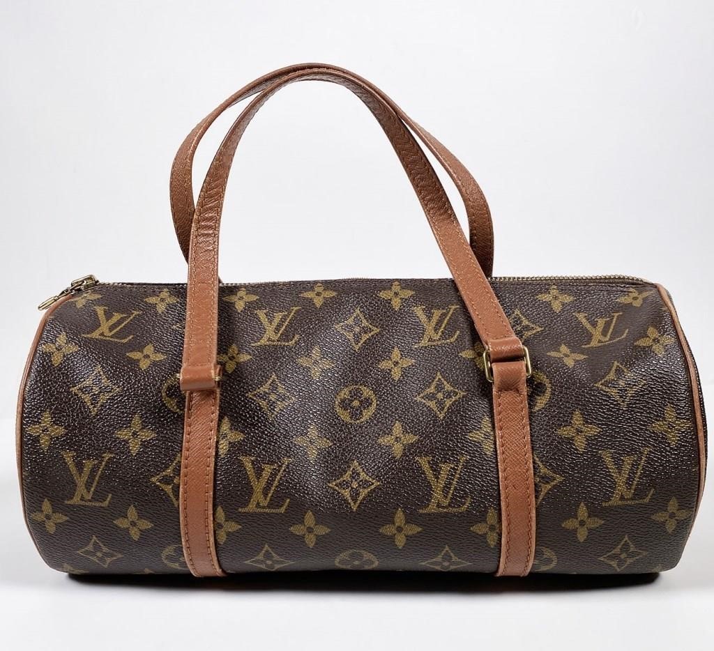 Appraisal: Vintage Louis Vuitton Papillon monogram hand bag or purse Hand