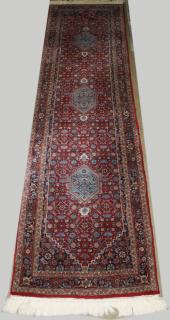 Appraisal: Comtemporary Persian Oriental runner ' x ' Comtemporary Persian Oriental