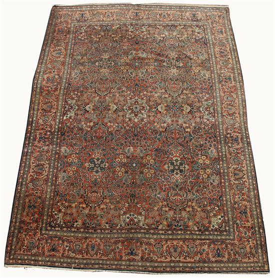 Appraisal: SAROUK FEREGHAN CARPET Persia circa feet inches x feet inches