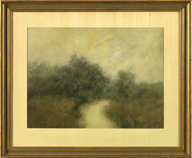 Appraisal: Alexander John Drysdale American New Orleans - Misty Morning Landscape