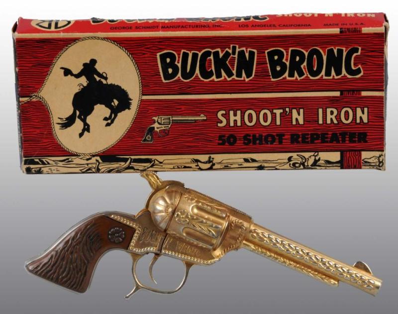 Appraisal: Buck N Bronc Shoot'n Iron -Shot Toy Cap Gun Description