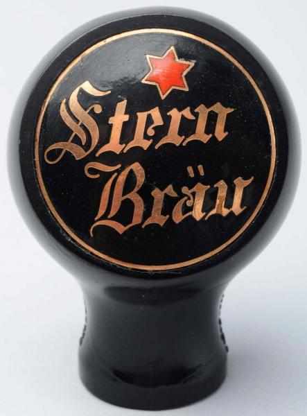 Appraisal: Stern Brau Beer Tap Knob Light wear to face and