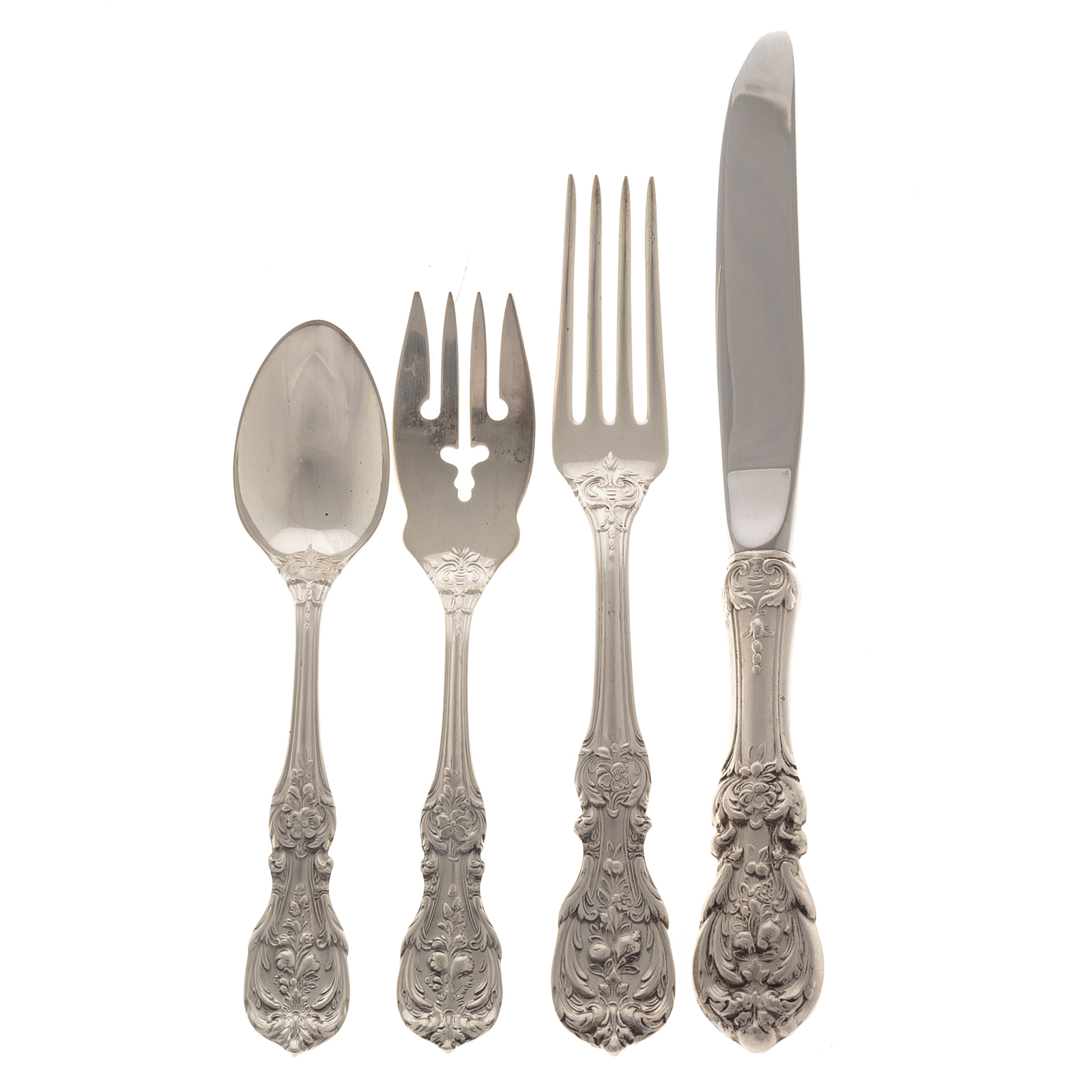 Appraisal: REED BARTON STERLING FRANCIS I FLATWARE SERVICE Including eight dinner