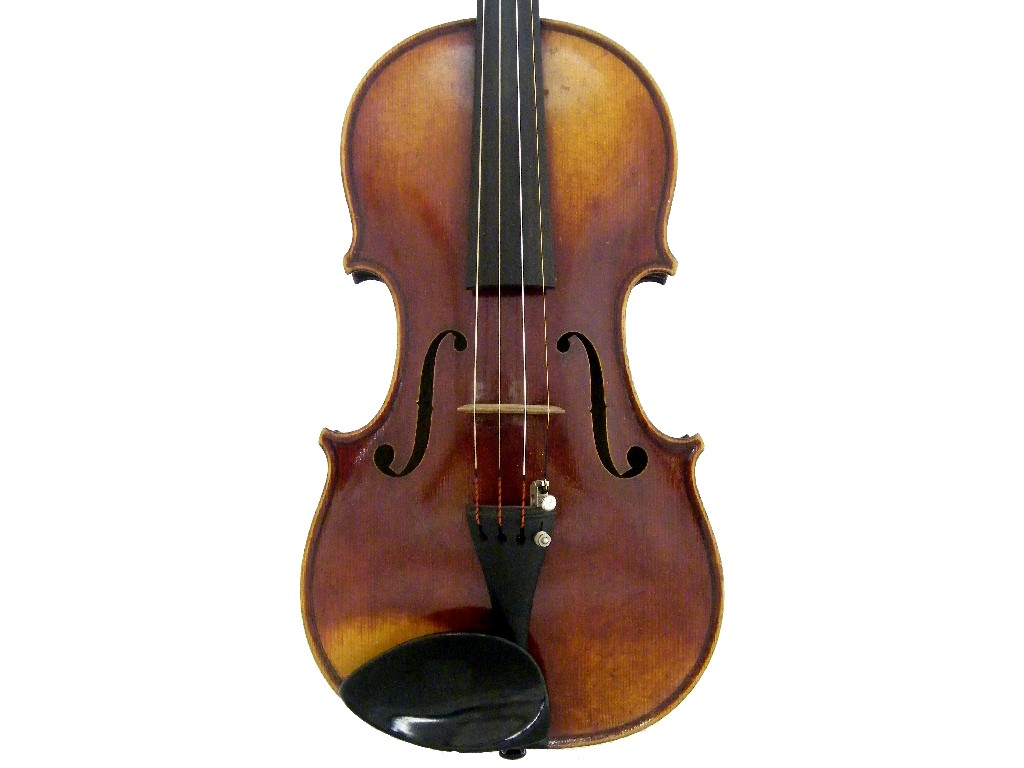 Appraisal: Good French violin by and labelled Fait par Emile Laurent