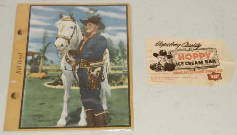 Appraisal: Lot of Hopalong Cassidy Memorabilia Items Vintage One scarce Hoppy