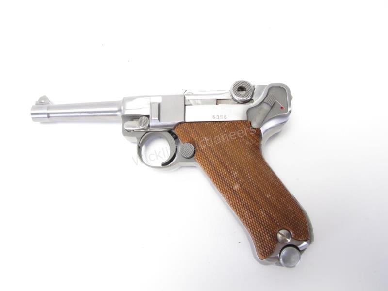 Appraisal: Mitchell Arms American Eagle Luger Pistol-Stainless Steel barrel Chambered in