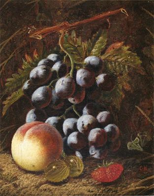 Appraisal: George Walter Harris fl - Still lives of fruit and